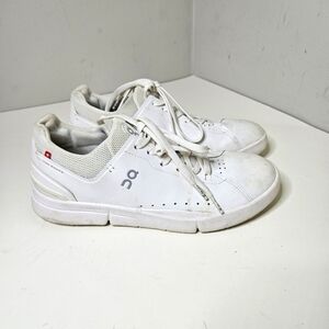 On Cloud On Roger Tennis Shoes All White Women's 9.5